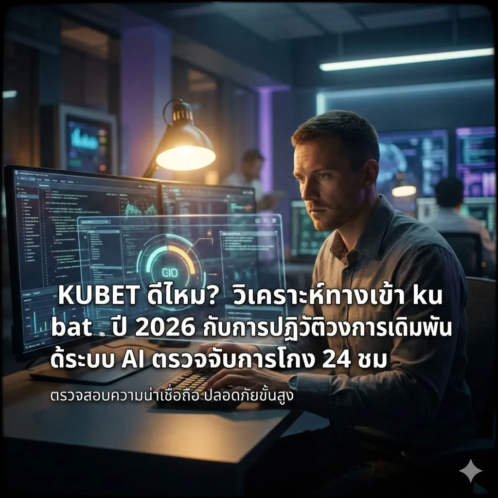 KUBET ดีไหม? วิเคราะห์ทางเข้า ku bat ปี 2026 กับการปฏิวัติวงการเดิมพันด้วยระบบ AI ตรวจจับการโกง 24 ชม