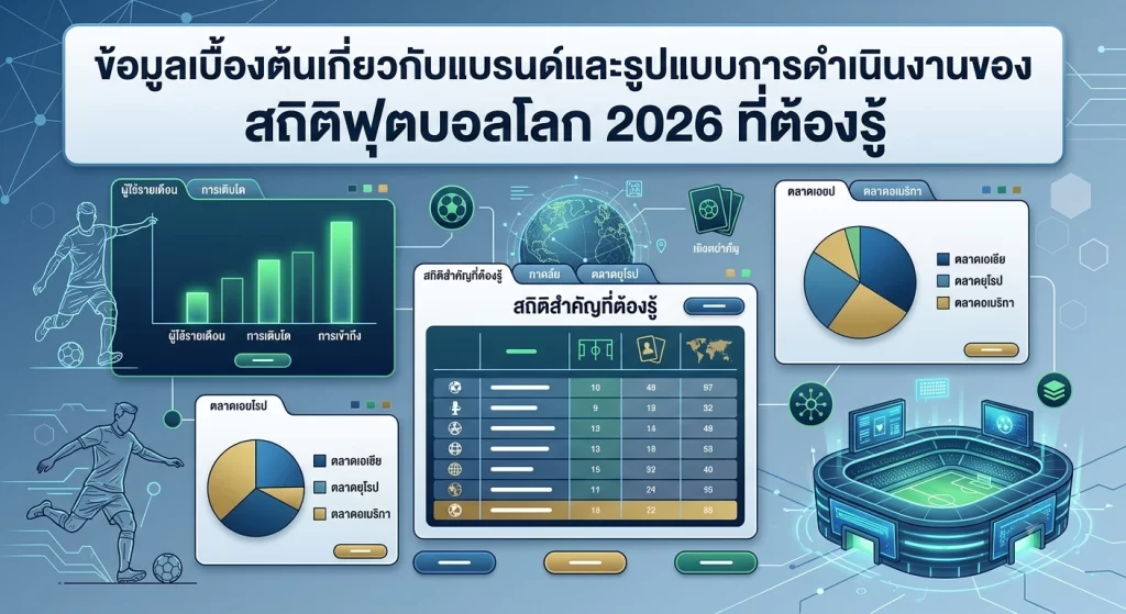 สถิติฟุตบอลโลก 2026 ที่ต้องรู้
