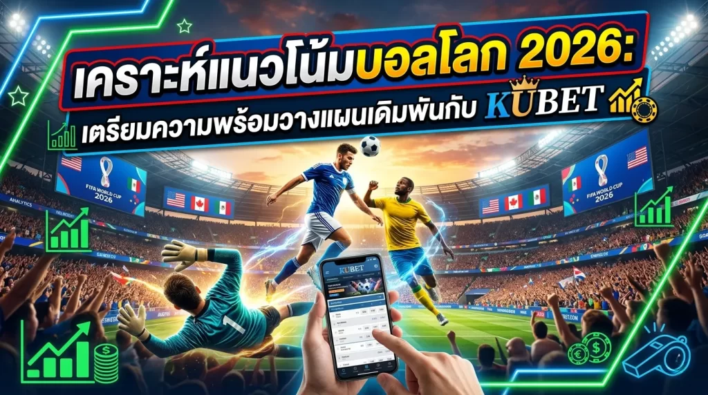 เคราะห์แนวโน้มบอลโลก 2026: เตรียมความพร้อมวางแผนเดิมพันกับ KUBET